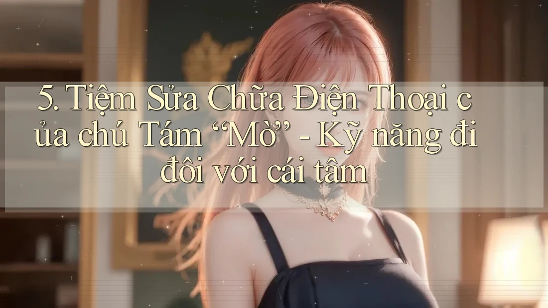 5. Tiệm Sửa Chữa Điện Thoại của chú Tám “Mò” - Kỹ năng đi đôi với cái tâm