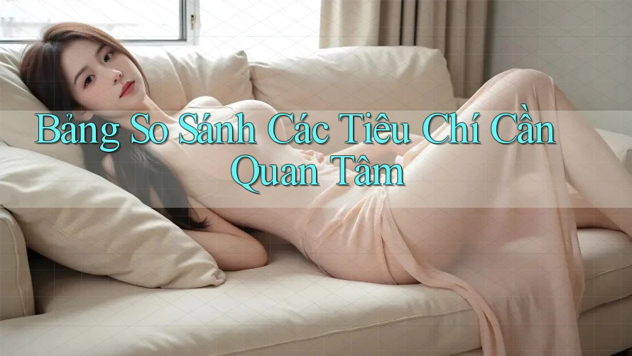 Bảng So Sánh Các Tiêu Chí Cần Quan Tâm Bảng So Sánh Các Tiêu Chí Cần Quan Tâm