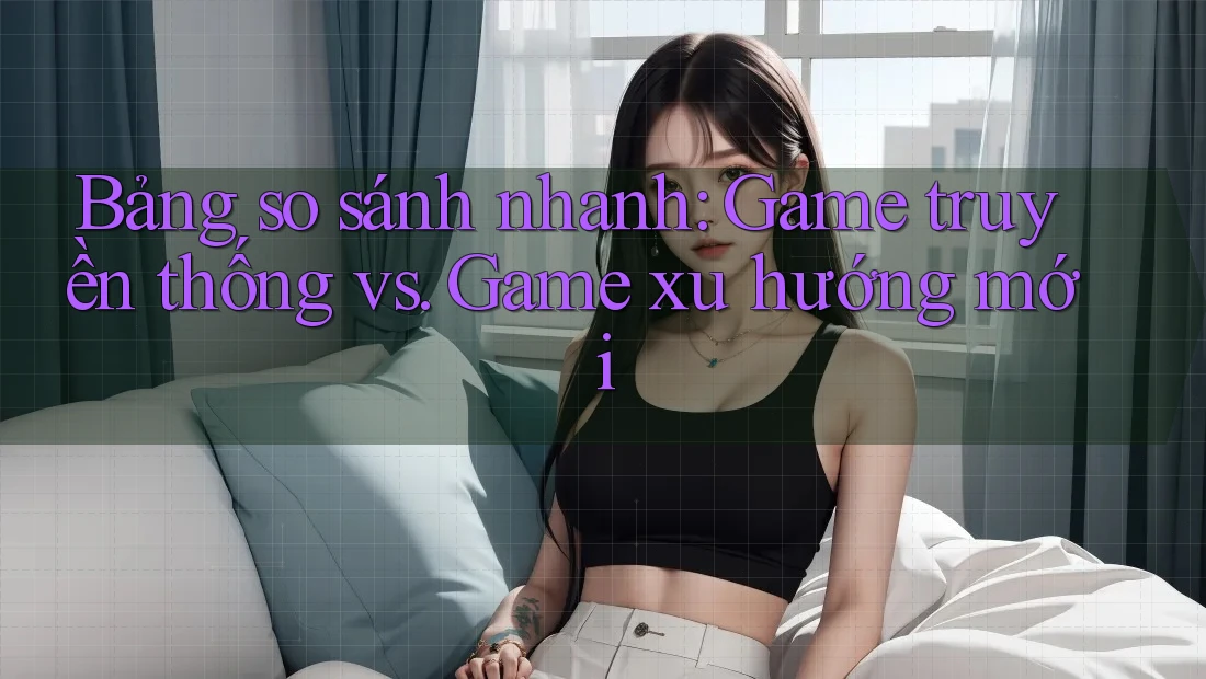 Bảng so sánh nhanh: Game truyền thống vs. Game xu hướng mới