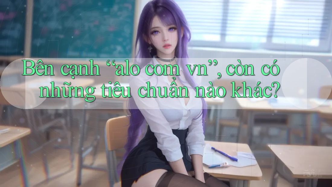 Bên cạnh “alo com vn”, còn có những tiêu chuẩn nào khác?