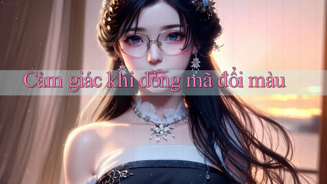 Cảm giác khi dòng mã đổi màu