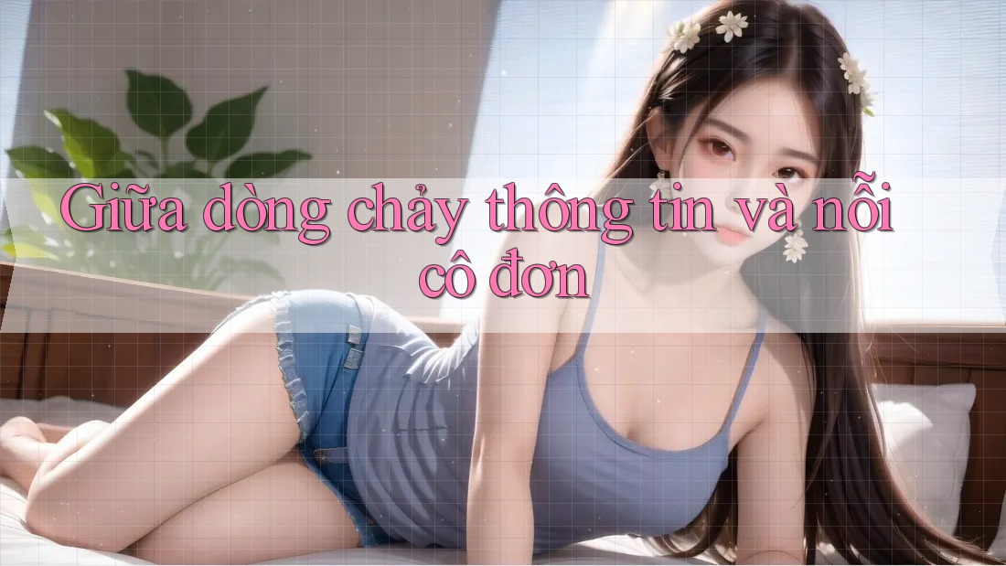 Giữa dòng chảy thông tin và nỗi cô đơn