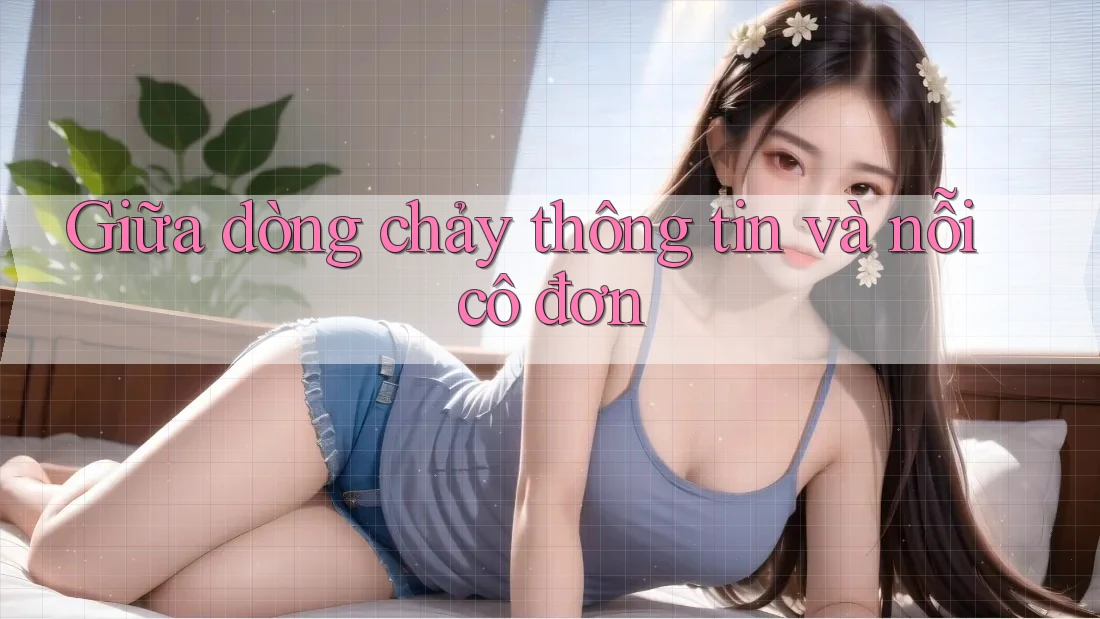 Giữa dòng chảy thông tin và nỗi cô đơn