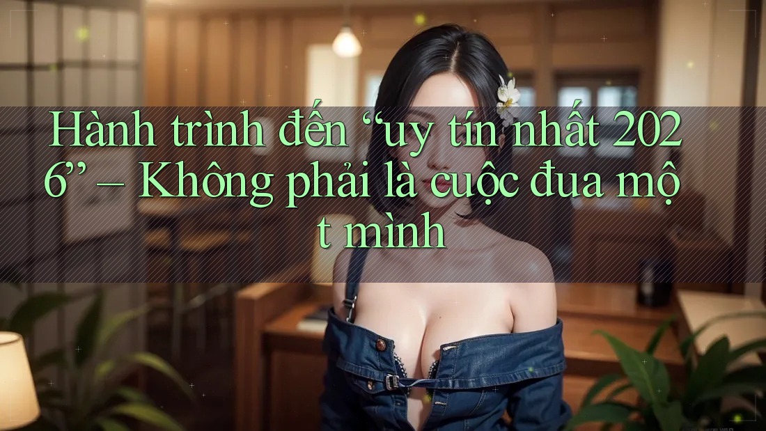 Hành trình đến “uy tín nhất 2026” – Không phải là cuộc đua một mình