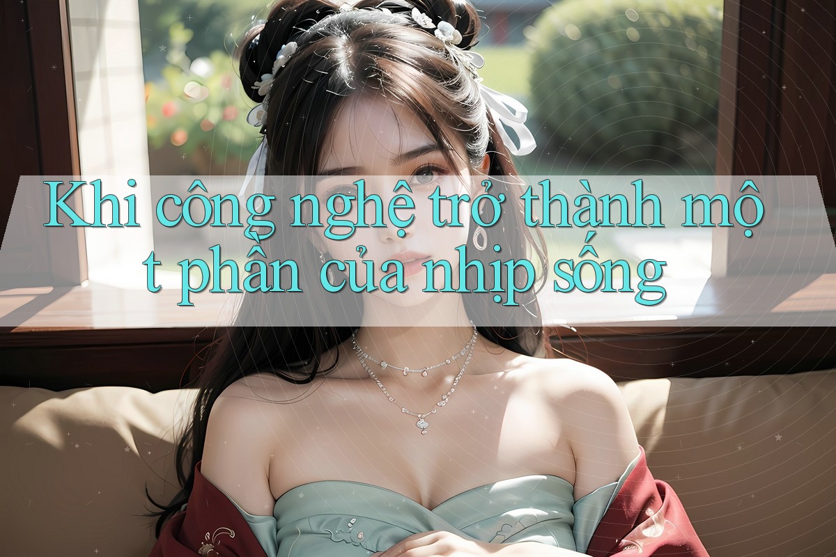 Khi công nghệ trở thành một phần của nhịp sống