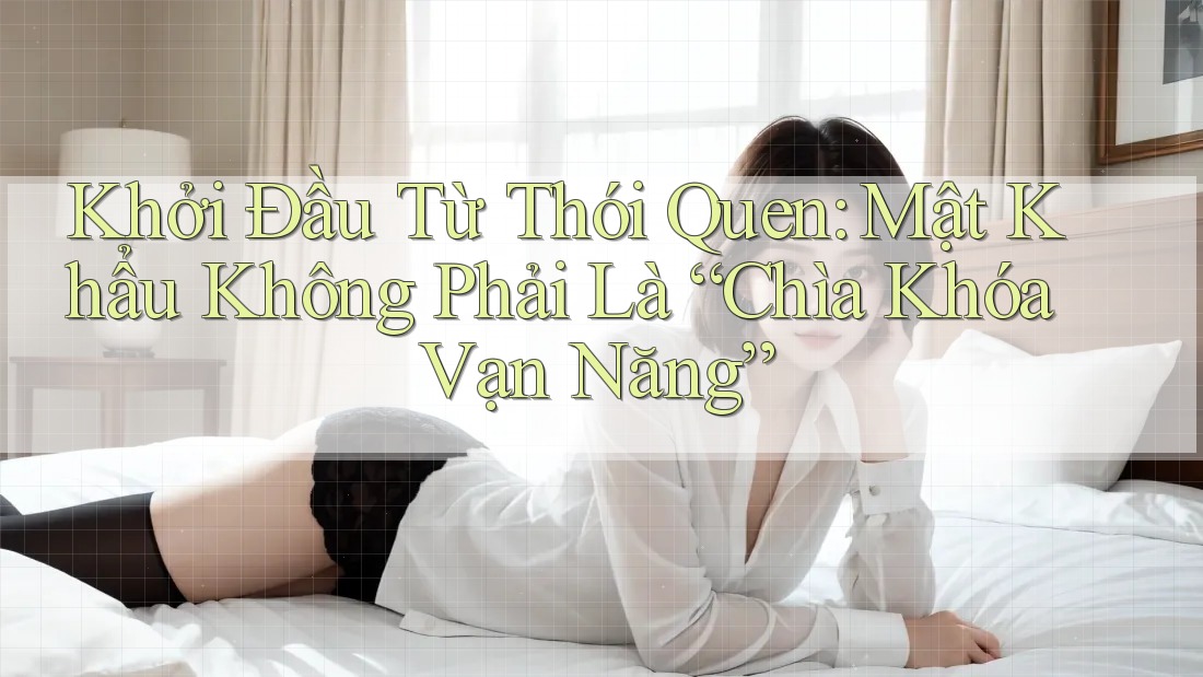 Khởi Đầu Từ Thói Quen: Mật Khẩu Không Phải Là “Chìa Khóa Vạn Năng”