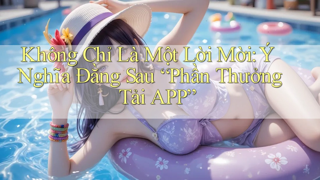 Không Chỉ Là Một Lời Mời: Ý Nghĩa Đằng Sau “Phần Thưởng Tải APP”