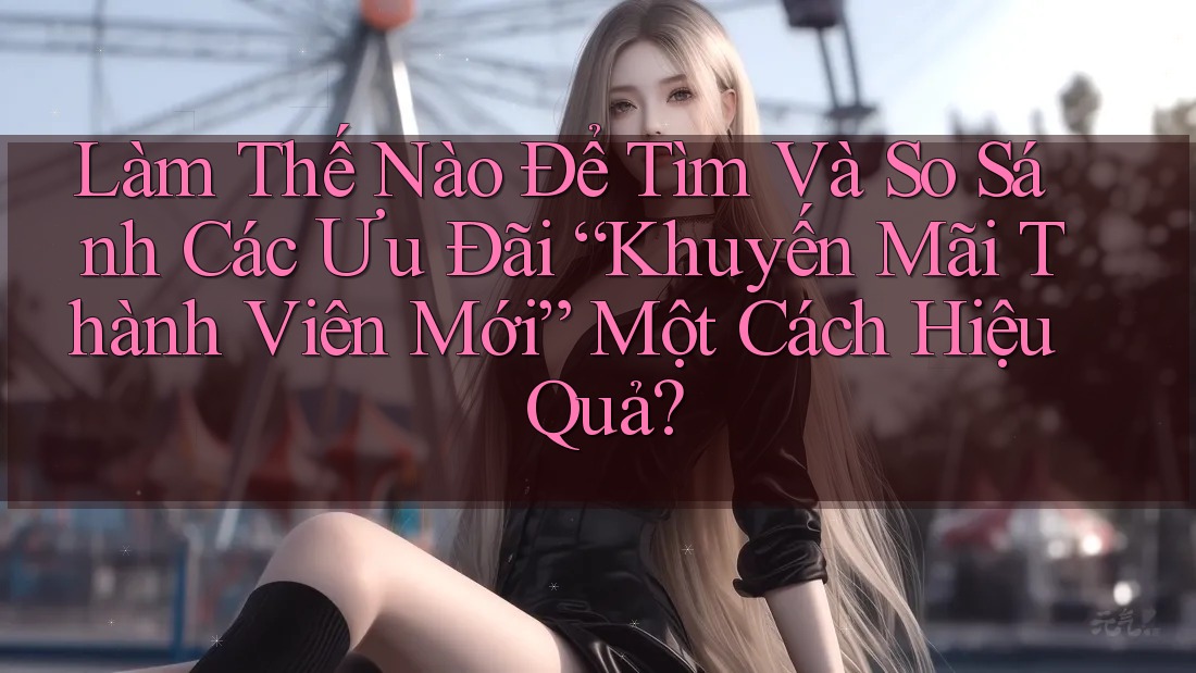 Làm Thế Nào Để Tìm Và So Sánh Các Ưu Đãi “Khuyến Mãi Thành Viên Mới” Một Cách Hiệu Quả?