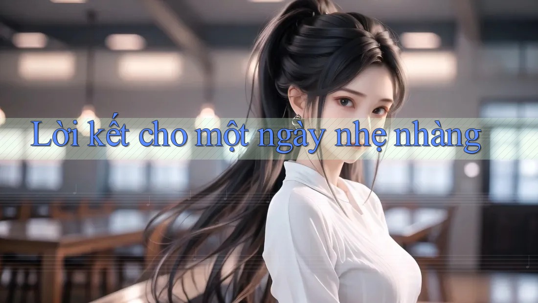 Lời kết cho một ngày nhẹ nhàng