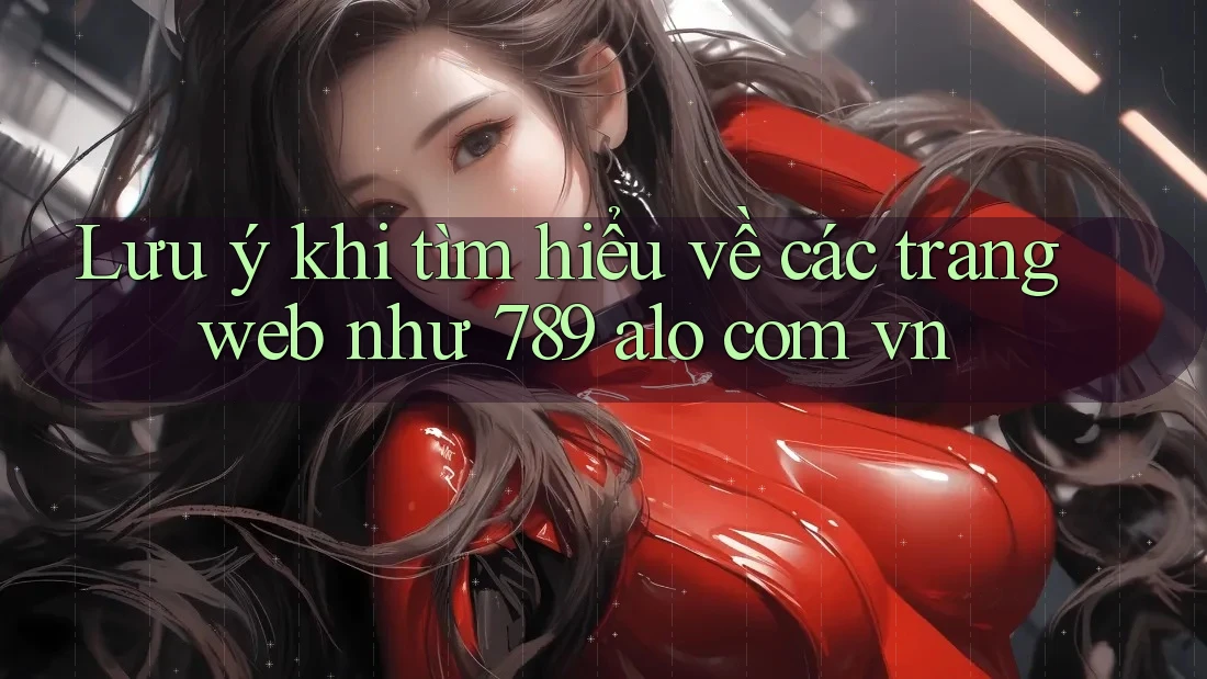 Lưu ý khi tìm hiểu về các trang web như 789 alo com vn