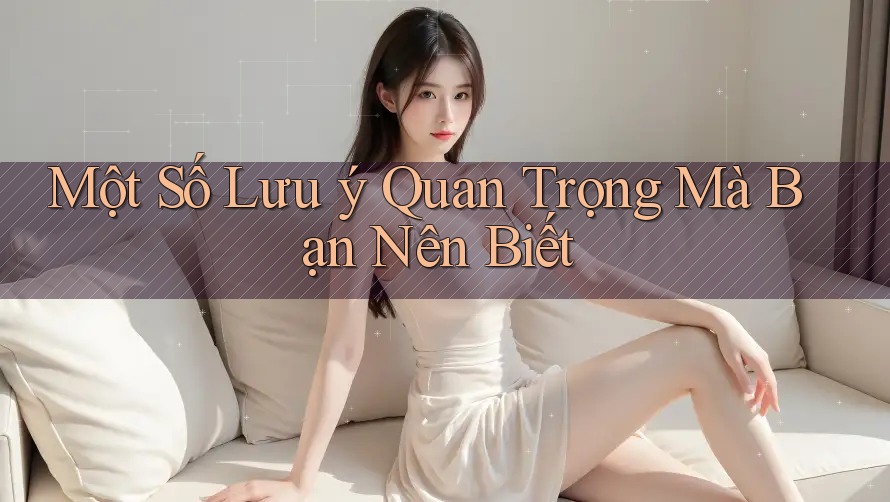 Một Số Lưu ý Quan Trọng Mà Bạn Nên Biết Một Số Lưu ý Quan Trọng Mà Bạn Nên Biết
