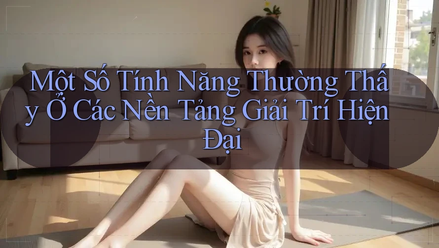 Một Số Tính Năng Thường Thấy Ở Các Nền Tảng Giải Trí Hiện Đại