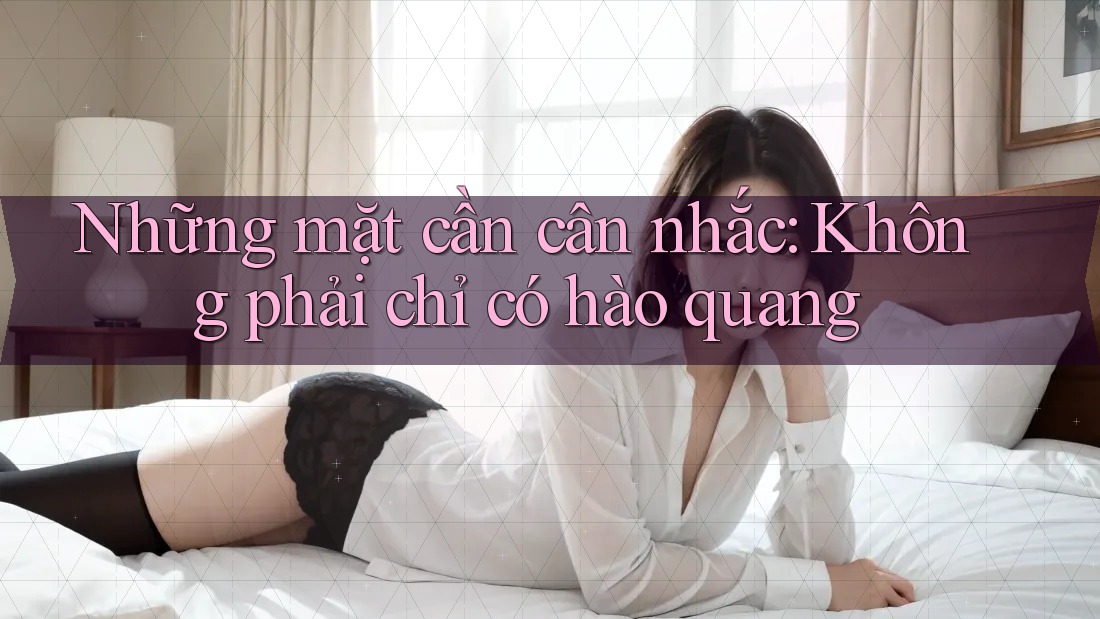 Những mặt cần cân nhắc: Không phải chỉ có hào quang