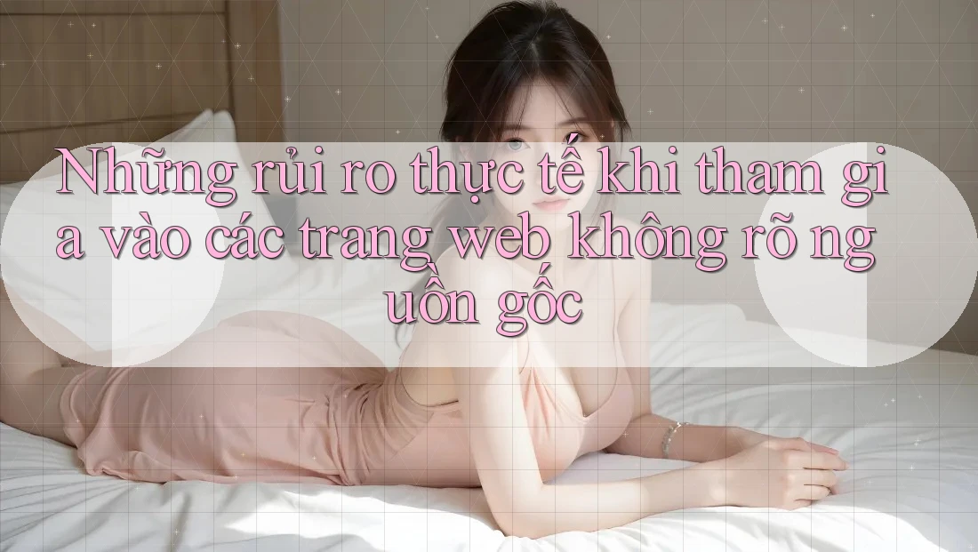 Những rủi ro thực tế khi tham gia vào các trang web không rõ nguồn gốc