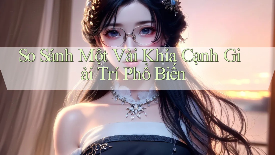 So Sánh Một Vài Khía Cạnh Giải Trí Phổ Biến