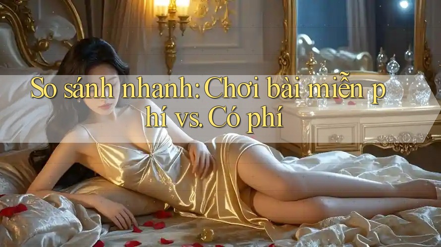 So sánh nhanh: Chơi bài miễn phí vs. Có phí So sánh nhanh: Chơi bài miễn phí vs. Có phí