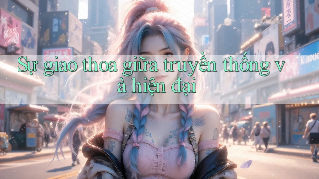 Sự giao thoa giữa truyền thống và hiện đại Sự giao thoa giữa truyền thống và hiện đại
