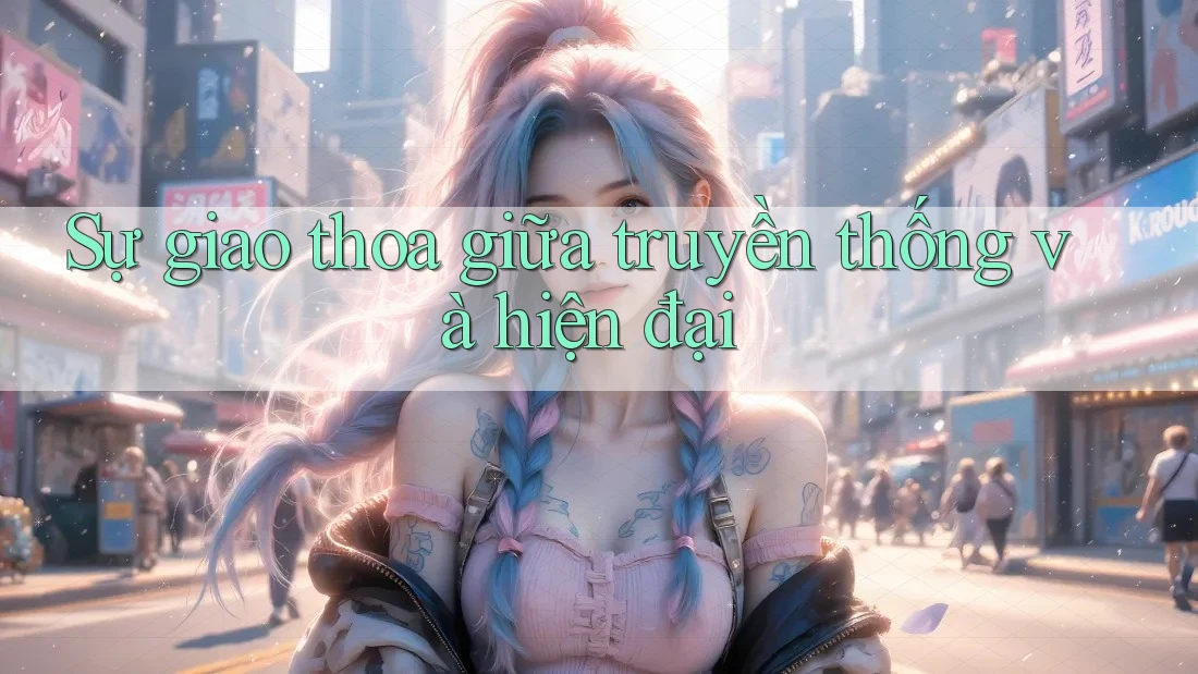 Sự giao thoa giữa truyền thống và hiện đại Sự giao thoa giữa truyền thống và hiện đại