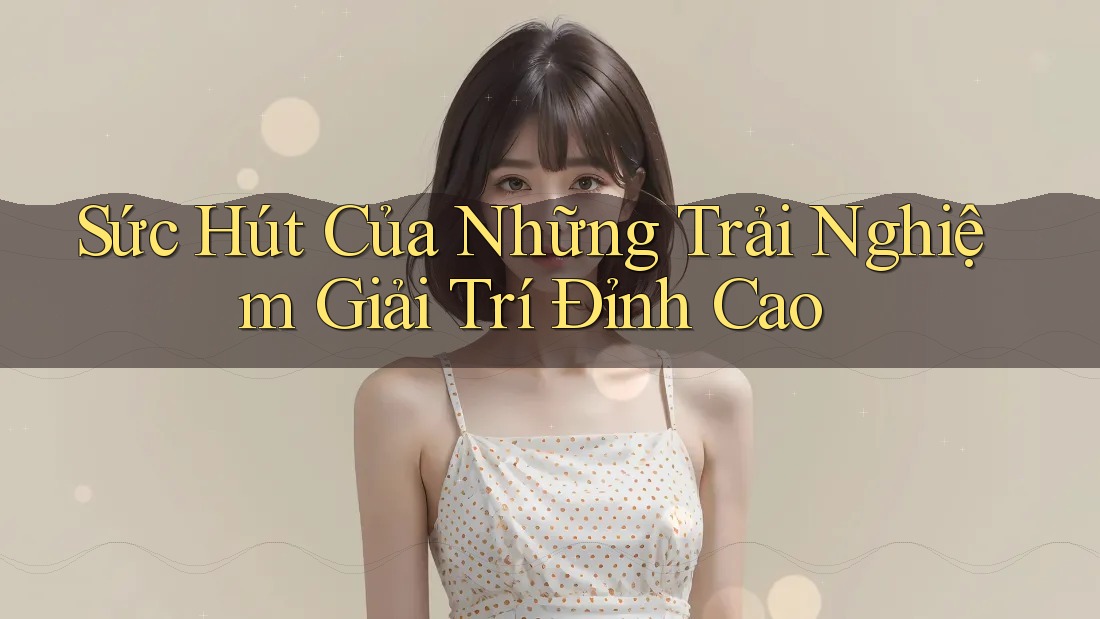 Sức Hút Của Những Trải Nghiệm Giải Trí Đỉnh Cao