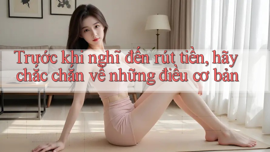 Trước khi nghĩ đến rút tiền, hãy chắc chắn về những điều cơ bản