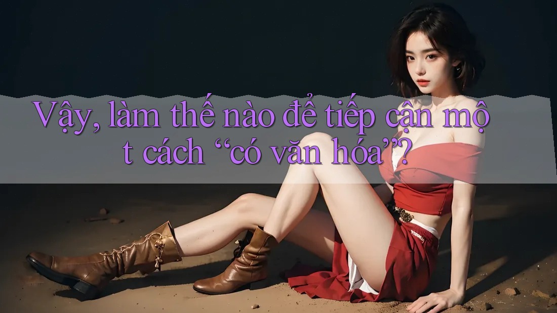 Vậy, làm thế nào để tiếp cận một cách “có văn hóa”?