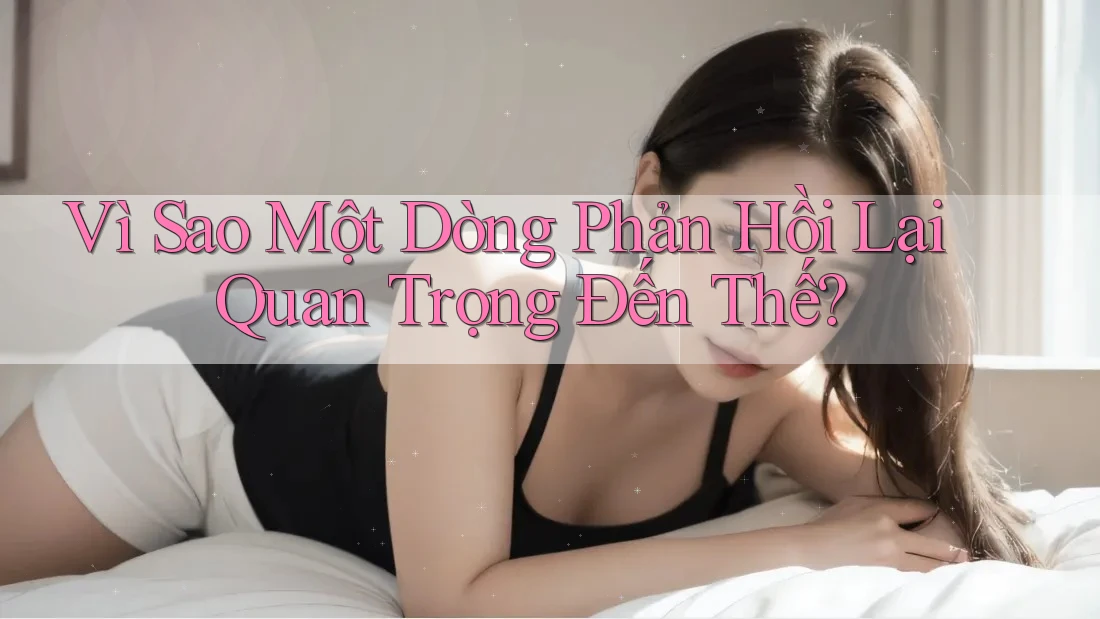 Vì Sao Một Dòng Phản Hồi Lại Quan Trọng Đến Thế?