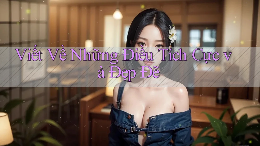 Viết Về Những Điều Tích Cực và Đẹp Đẽ