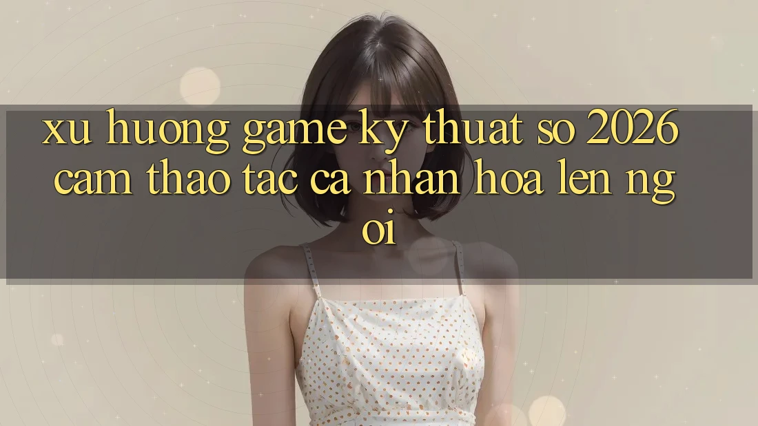 Xu Hướng Game Kỹ Thuật Số 2026: Cảm thao tác Cá Nhân Hóa Lên Ngôi Xu Hướng Game Kỹ Thuật Số 2026: Cảm thao tác Cá Nhân Hóa Lên Ngôi