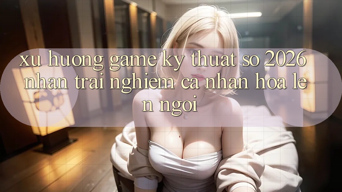 Xu Hướng Game Kỹ Thuật Số 2026: Nhận trải nghiệm Cá Nhân Hóa Lên Ngôi