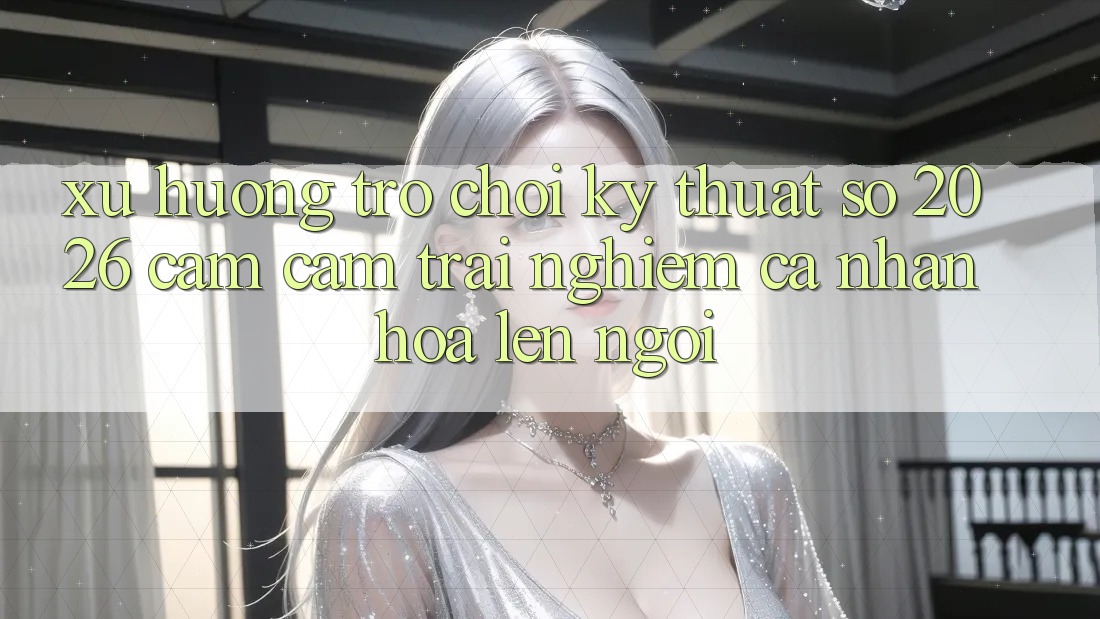 Xu Hướng Trò chơi Kỹ Thuật Số 2026: Cảm cảm trải nghiệm Cá Nhân Hóa Lên Ngôi